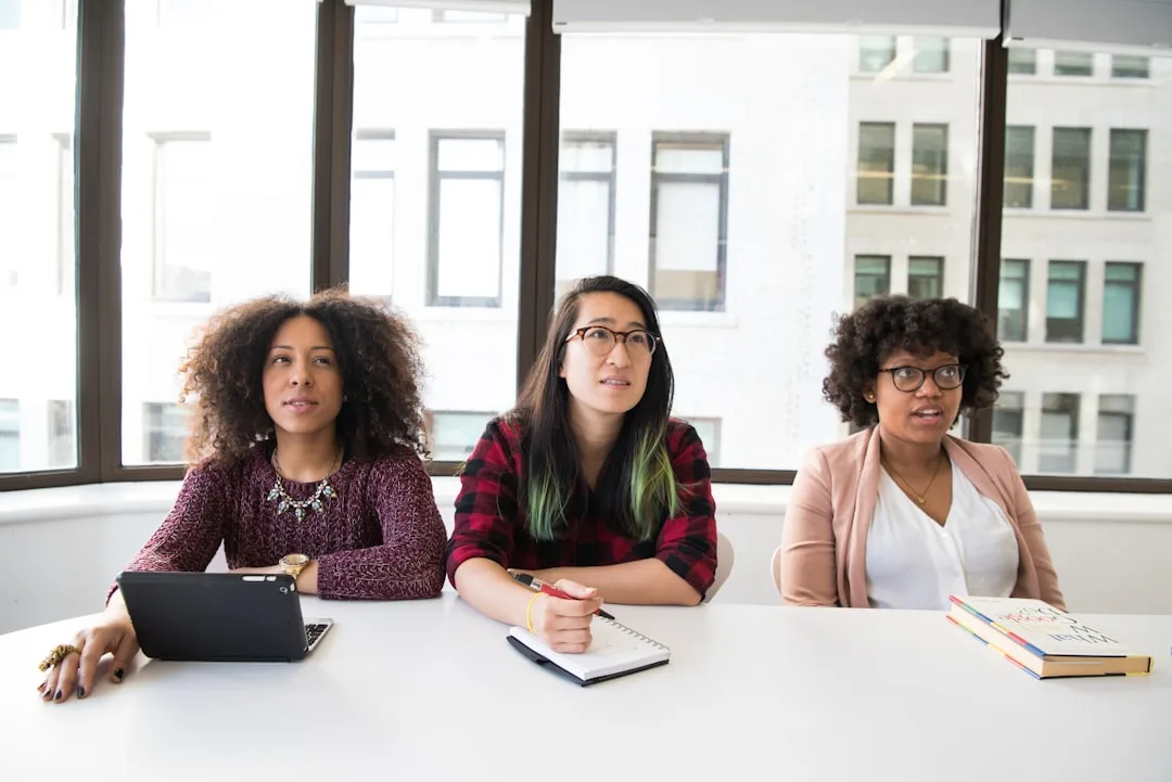 Women business owners in a working session discussing strategy